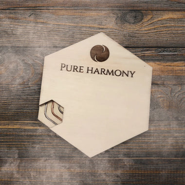 Strahlungswandler, Hölzerner Hexa Polarizer- mit integrierten Zink und Kupferringen, nach George Lakhovsky, Hergestellt in Deutschland von Pure Harmony Internetstore